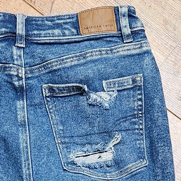 AMERICAN EAGLE Stretch Mom Jean - Sz 00 - Picture 5 of 8